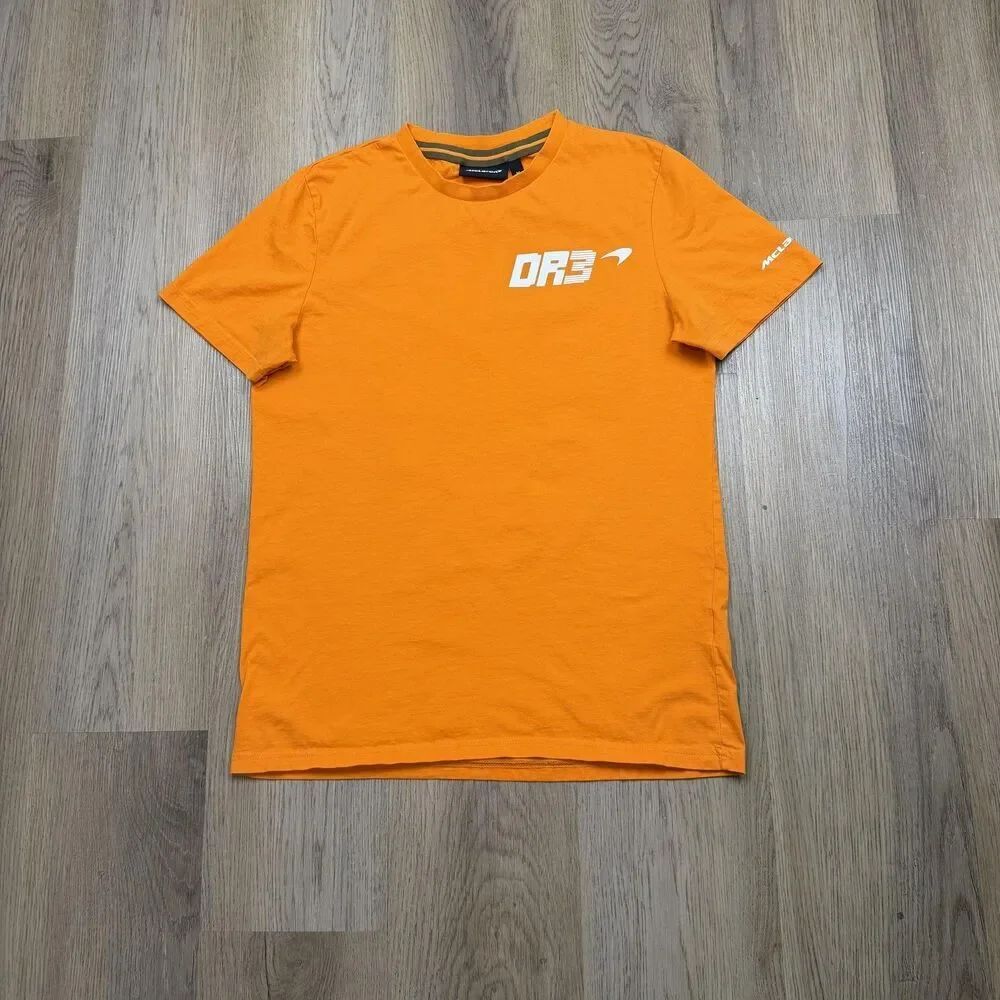 McLaren Shirt Mens Medium Orange DR3 Daniel Ricciardo Graphic Tee F1 Racing